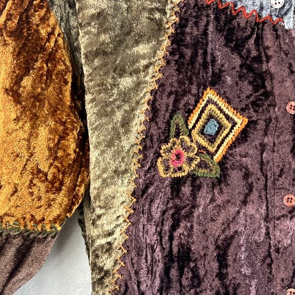 Together Multicolor Patchwork Blouse - Picture 6 of 10